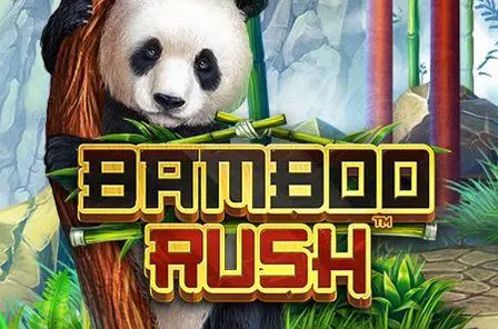 Bamboo Rush slot game screen with expanding Megaways-style grid